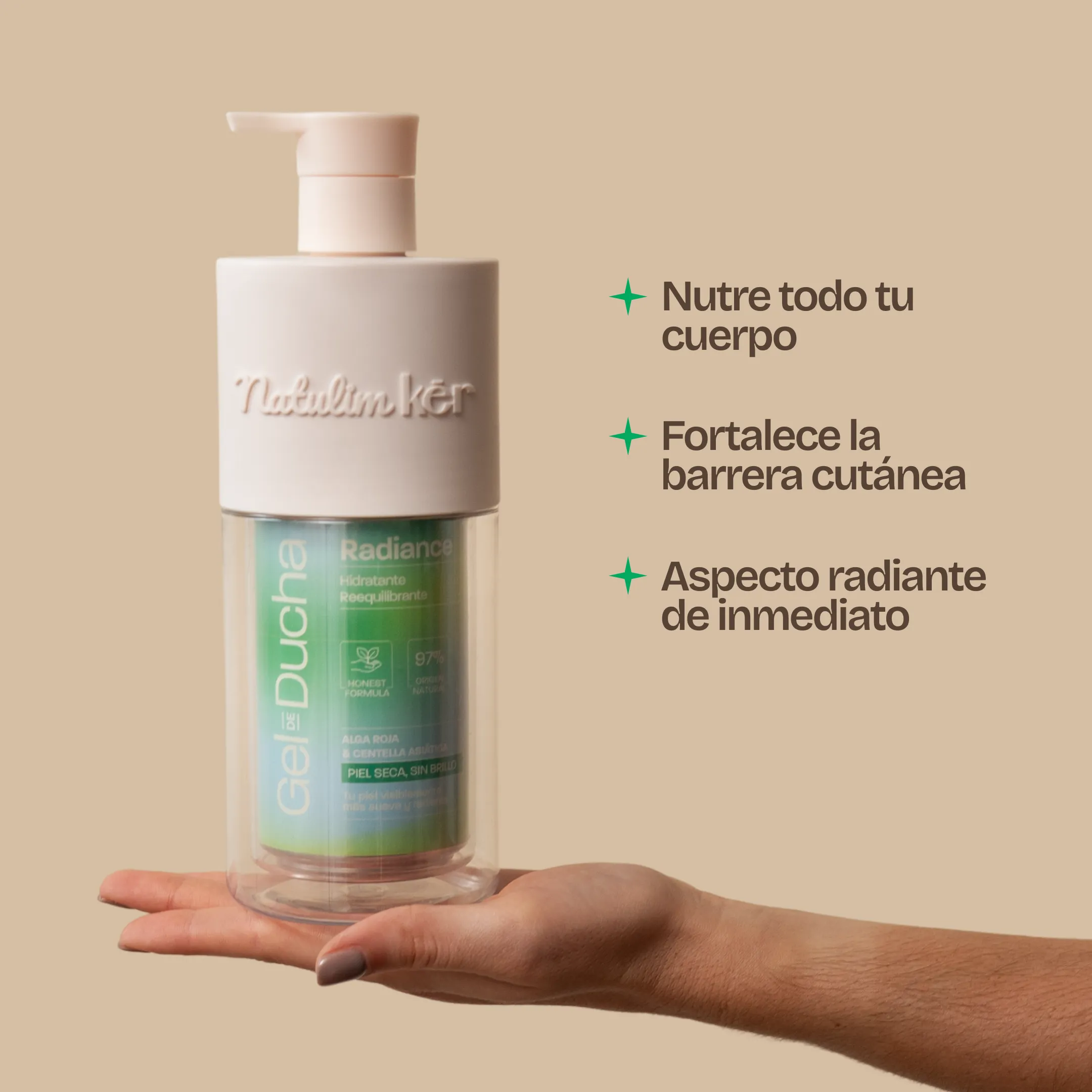 Gel de ducha Radiance - Natulim Kēr - Image 3