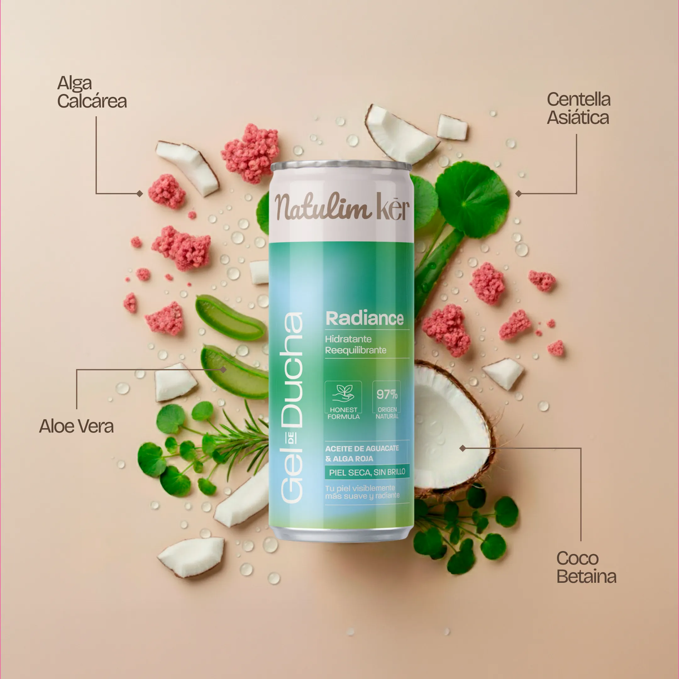 Gel de ducha Radiance - Natulim Kēr - Image 5